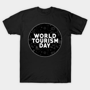 World Tourism Day September 27th Eat Sleep Travel Repeat T-Shirt